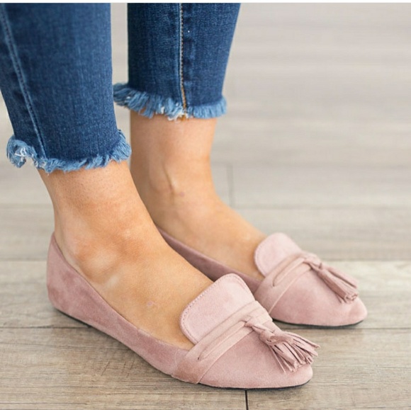 HP✨ Blush tassel loafers - Picture 3 of 7
